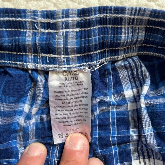 CYZ Plaid Pajama Shorts sz XL - Picture 2 of 3